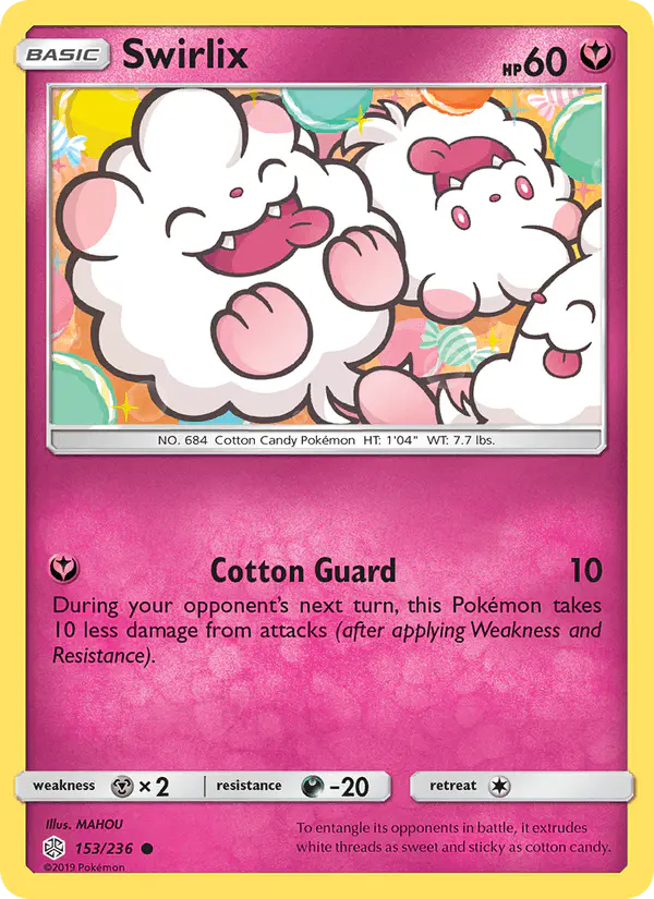 Carta Swirlix 153/236 de Cosmic Eclipse
