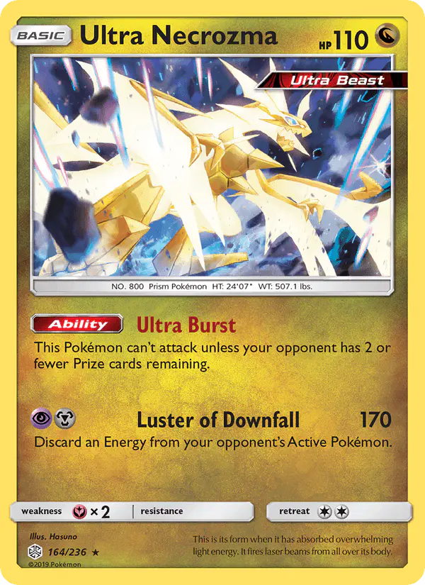 Carta Ultra Necrozma 164/236 de Cosmic Eclipse