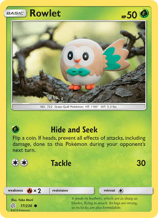 Carta Rowlet 17/236 de Cosmic Eclipse