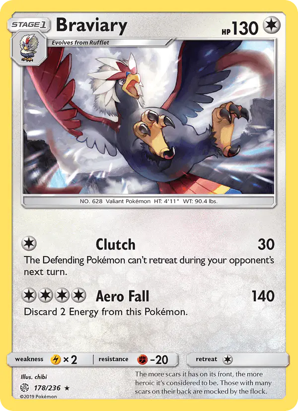 Carta Braviary 178/236 de Cosmic Eclipse