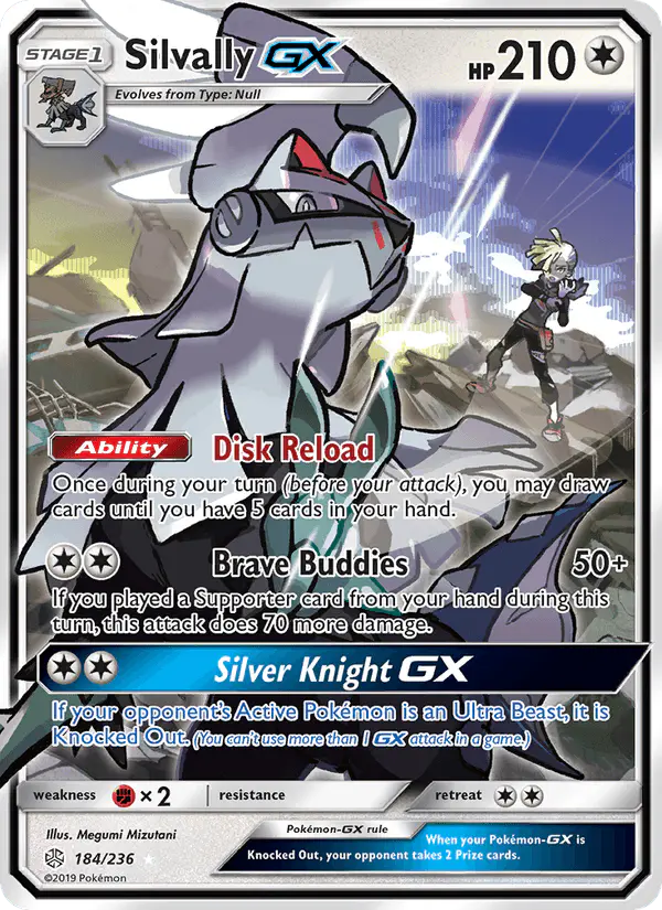 Carta Silvally GX 184/236 de Cosmic Eclipse