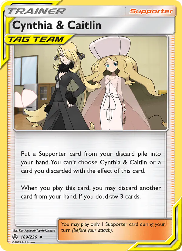 Carta Cynthia & Caitlin 189/236 de Cosmic Eclipse