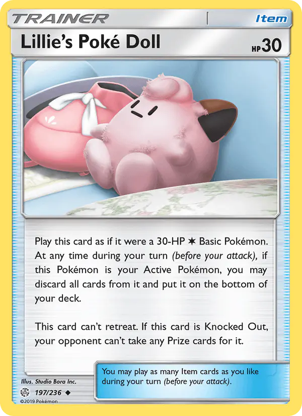 Carta Lillie’s Poké Doll 197/236 de Cosmic Eclipse