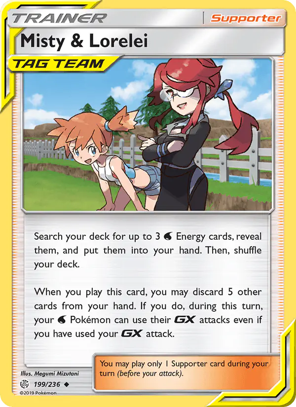 Carta Misty & Lorelei 199/236 de Cosmic Eclipse