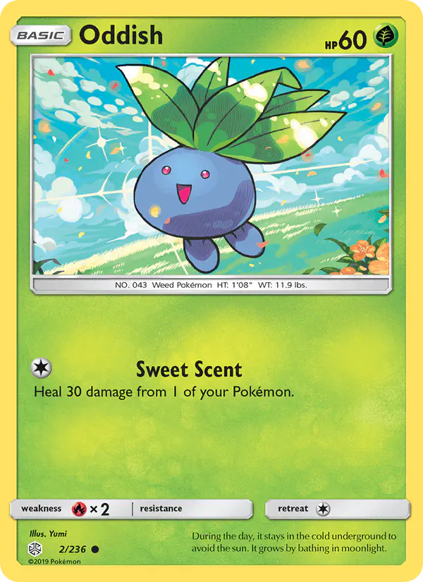 Carta Oddish 2/236 de Cosmic Eclipse