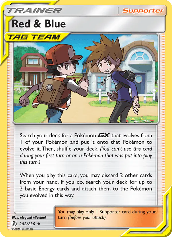 Carta Red & Blue 202/236 de Cosmic Eclipse