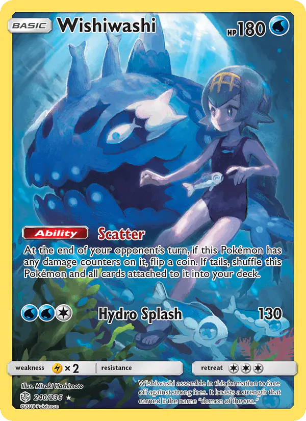 Carta Wishiwashi 240/236 de Cosmic Eclipse