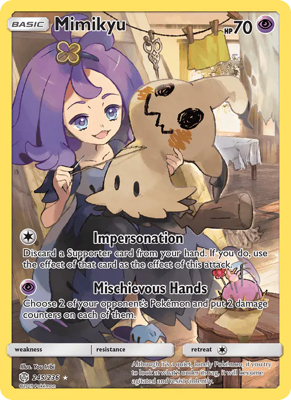 Carta Mimikyu 245/236 de Cosmic Eclipse