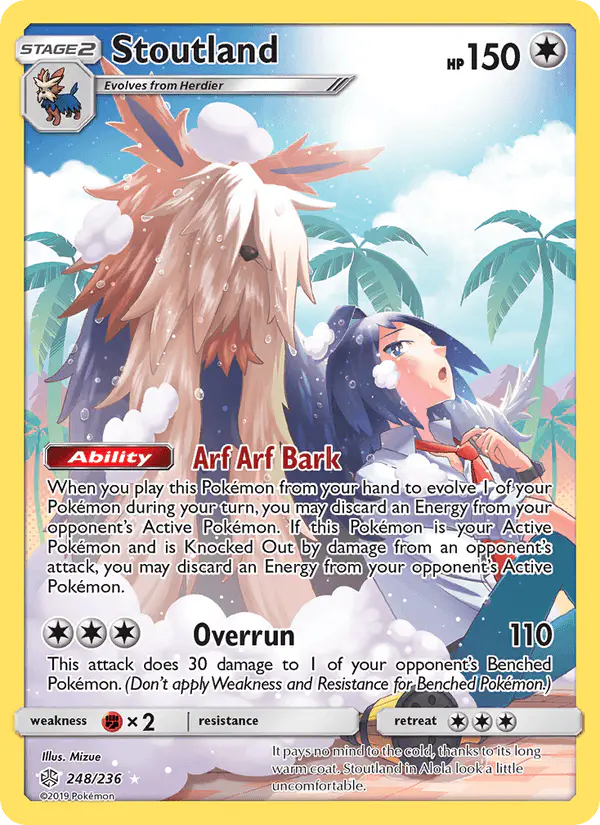 Carta Stoutland 248/236 de Cosmic Eclipse