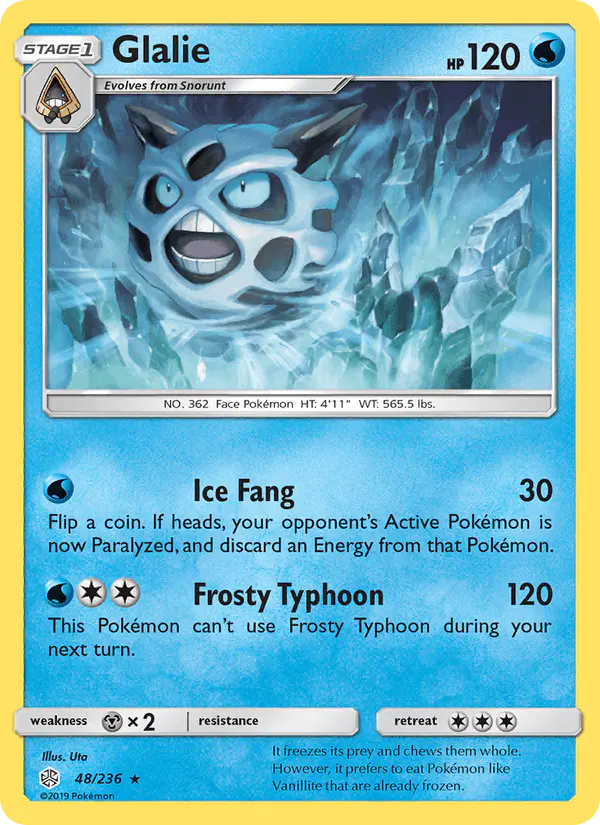 Carta Glalie 48/236 de Cosmic Eclipse