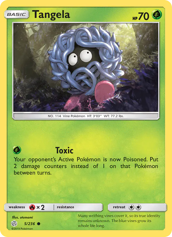 Carta Tangela 5/236 de Cosmic Eclipse