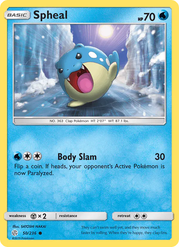 Carta Spheal 50/236 de Cosmic Eclipse