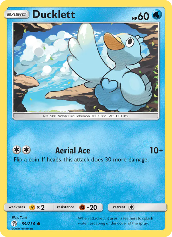Carta Ducklett 59/236 de Cosmic Eclipse