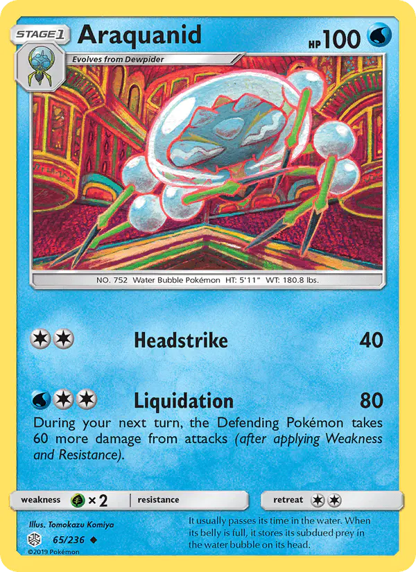 Carta Araquanid 65/236 de Cosmic Eclipse