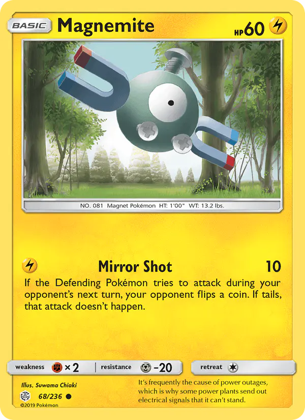 Carta Magnemite 68/236 de Cosmic Eclipse