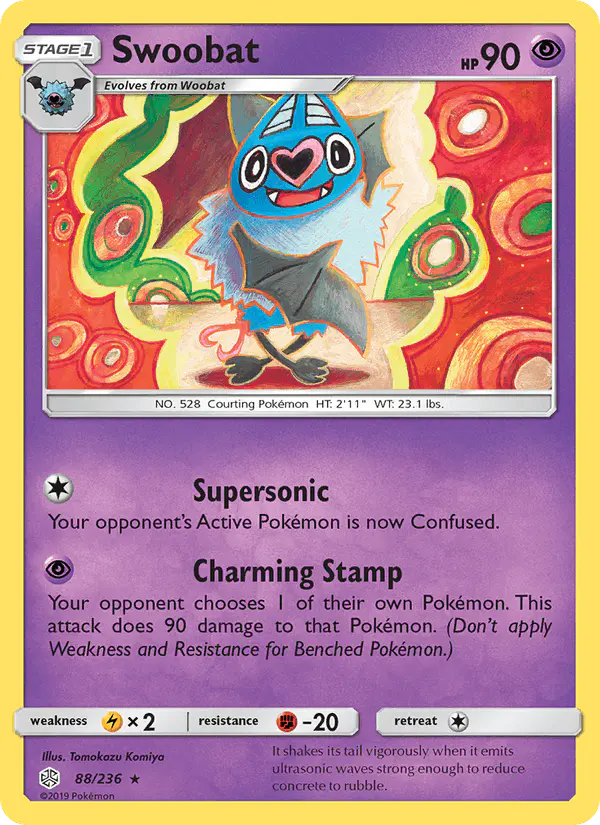 Carta Swoobat 88/236 de Cosmic Eclipse