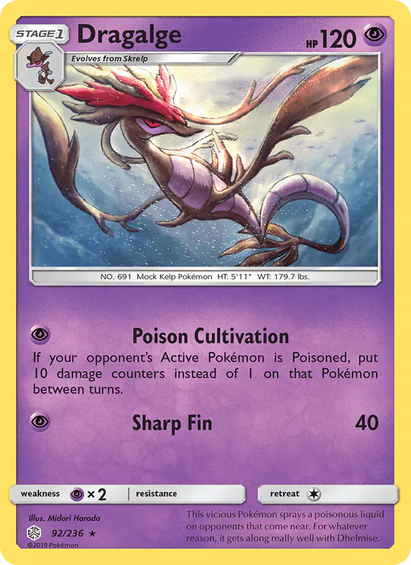 Carta Dragalge 92/236 de Cosmic Eclipse
