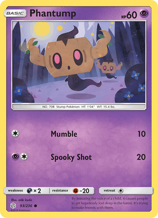 Carta Phantump 93/236 de Cosmic Eclipse