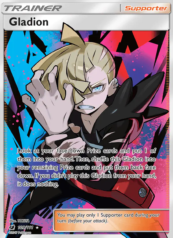 Carta Gladion 109/111 de Crimson Invasion