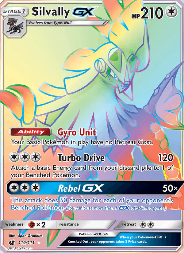 Carta Silvally GX 119/111 de Crimson Invasion