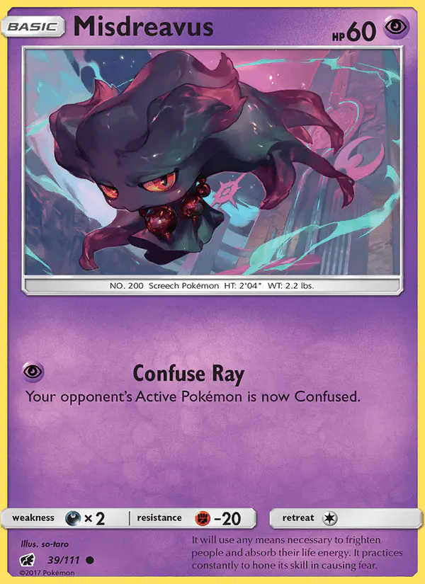 Carta Misdreavus 39/111 de Crimson Invasion