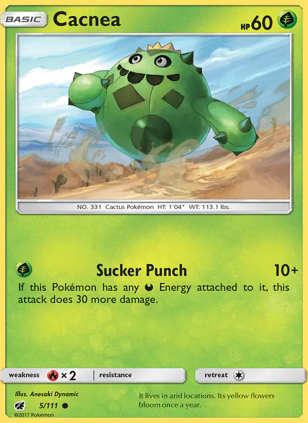 Carta Cacnea 5/111 de Crimson Invasion