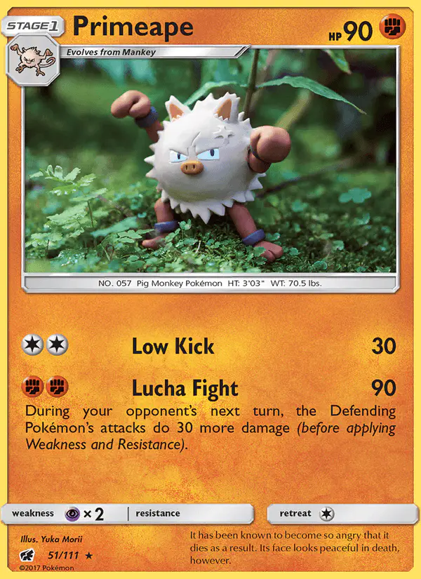 Carta Primeape 51/111 de Crimson Invasion