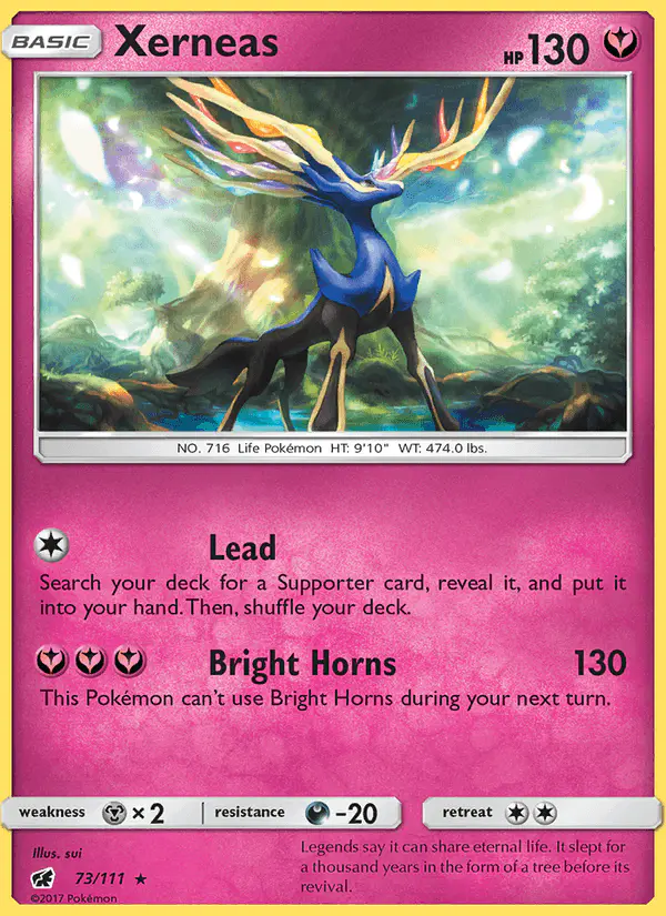 Carta Xerneas 73/111 de Crimson Invasion