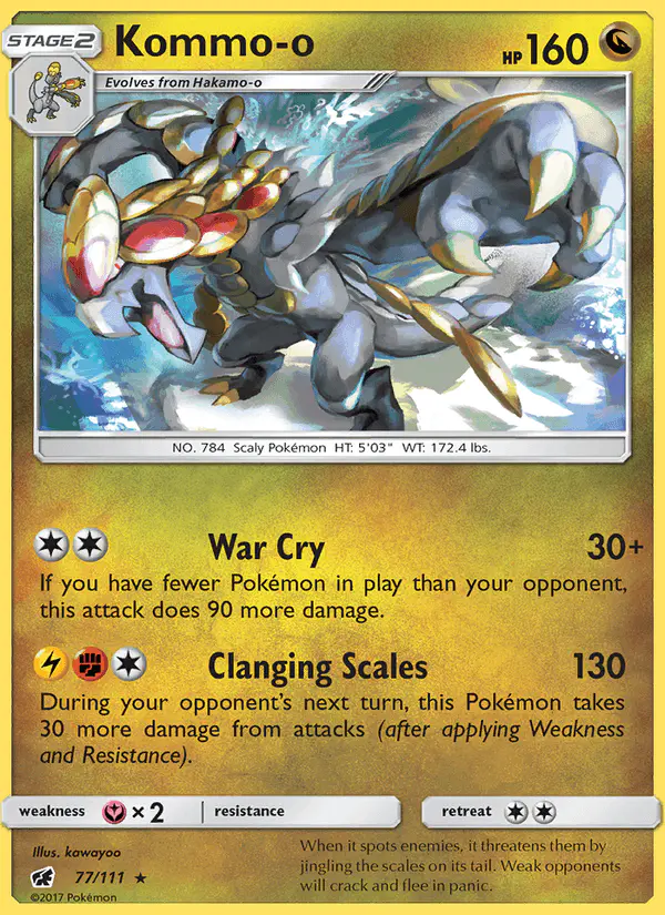 Carta Kommo-o 77/111 de Crimson Invasion