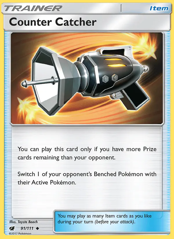 Carta Counter Catcher 91/111 de Crimson Invasion