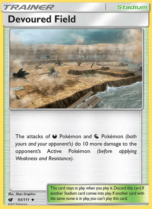 Carta Devoured Field 93/111 de Crimson Invasion