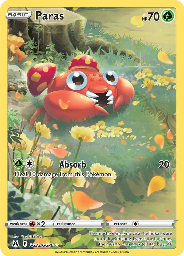 Carta Paras GG32 de Crown Zenith Galarian Gallery