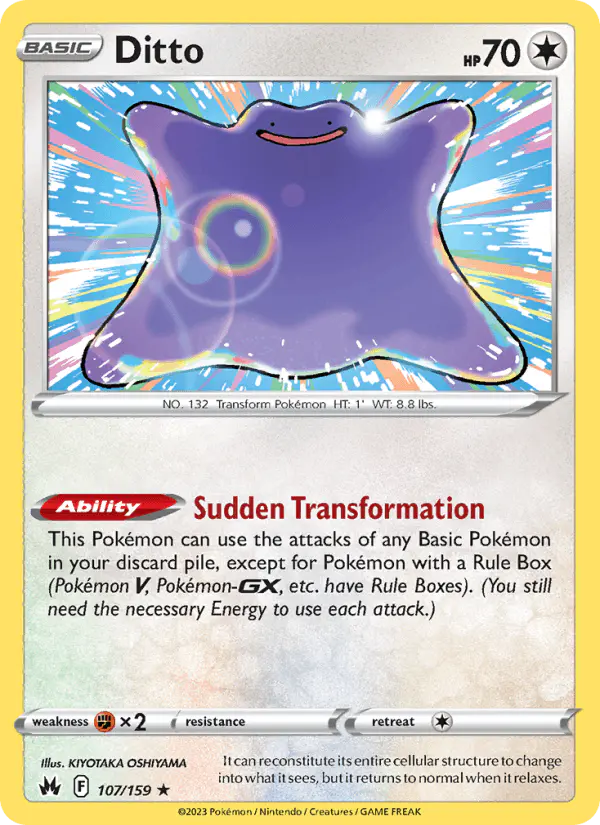 Carta Ditto 107/159 de Crown Zenith