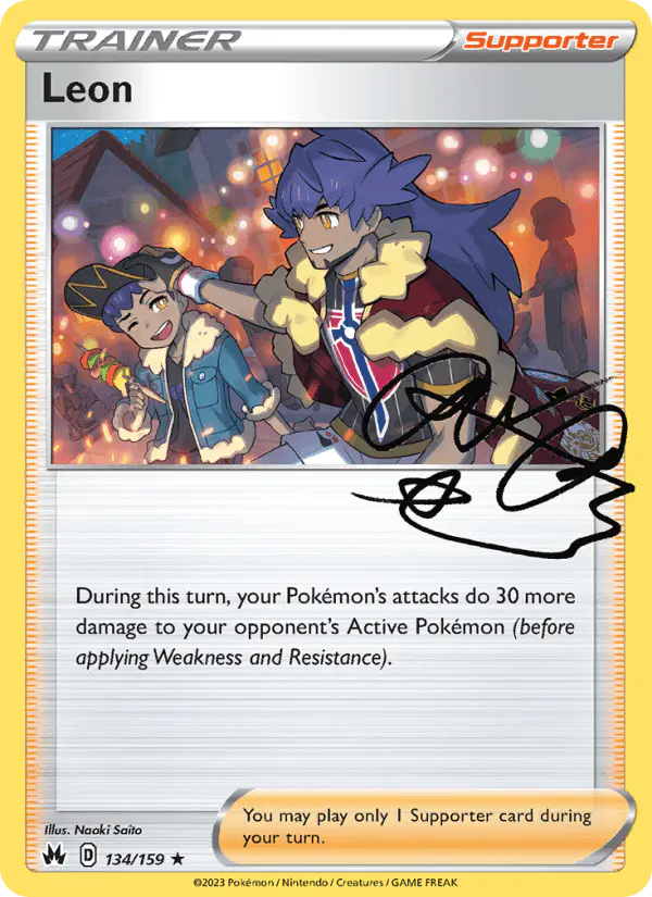 Carta Leon 134/159 de Crown Zenith