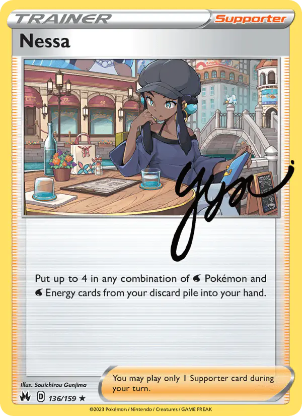 Carta Nessa 136/159 de Crown Zenith