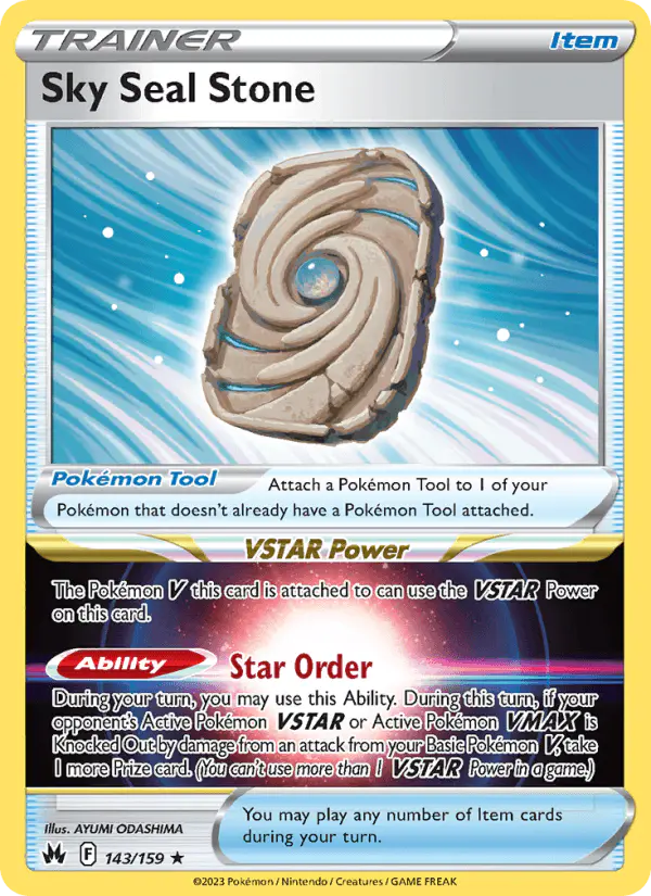 Carta Sky Seal Stone 143/159 de Crown Zenith