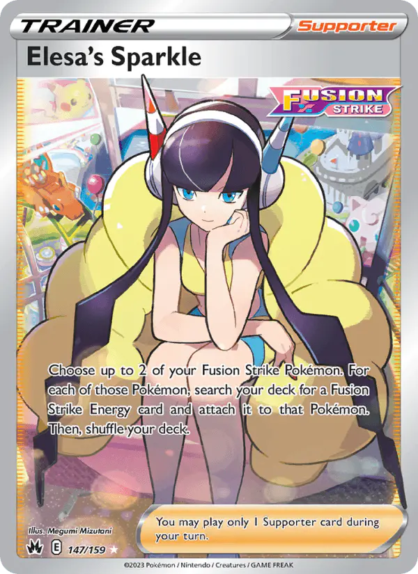 Carta Elesa's Sparkle 147/159 de Crown Zenith