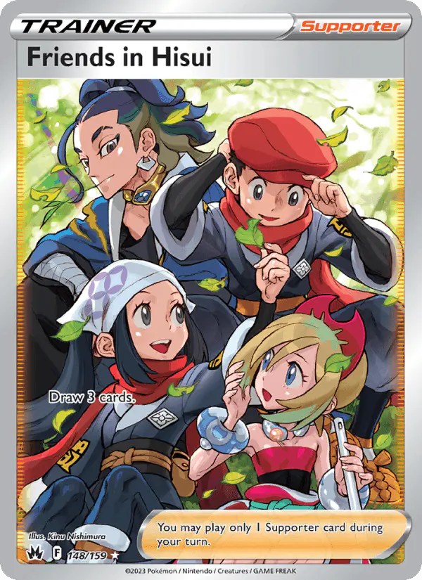 Carta Friends in Hisui 148/159 de Crown Zenith