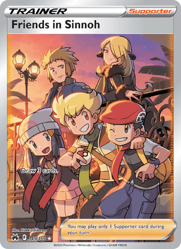 Carta Friends in Sinnoh 149/159 de Crown Zenith
