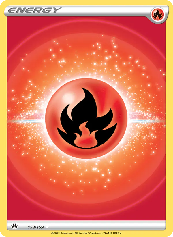Carta Fire Energy 153/159 de Crown Zenith