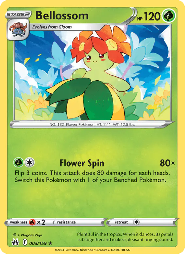 Carta Bellossom 003/159 de Crown Zenith