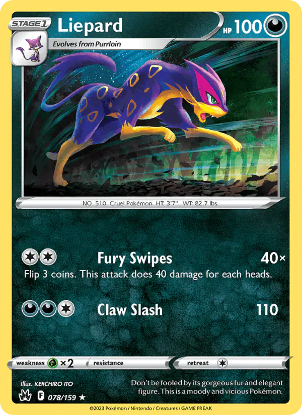 Carta Liepard 078/159 de Crown Zenith