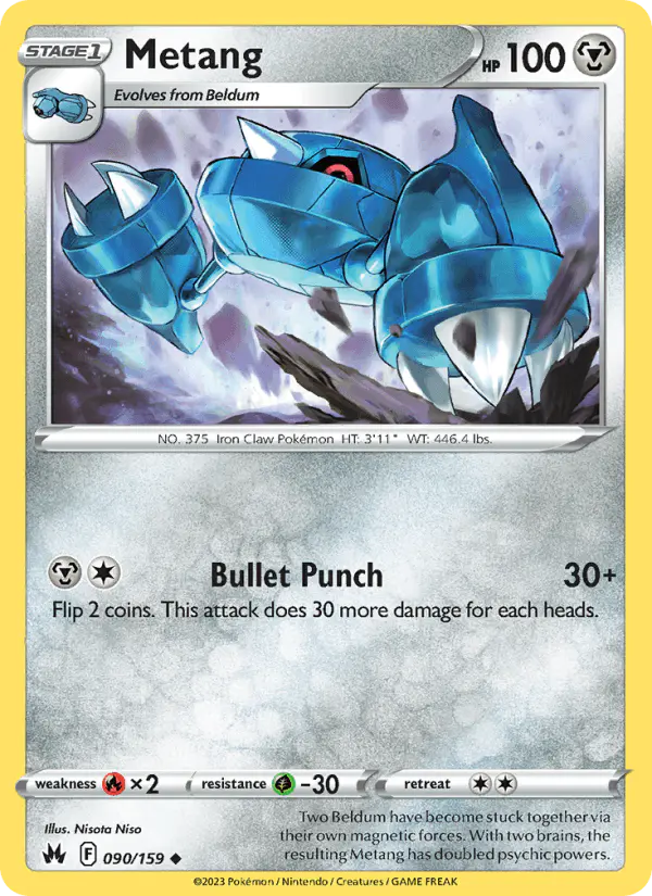 Carta Metang 090/159 de Crown Zenith