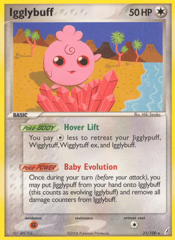Carta Igglybuff 21/100 de Crystal Guardians