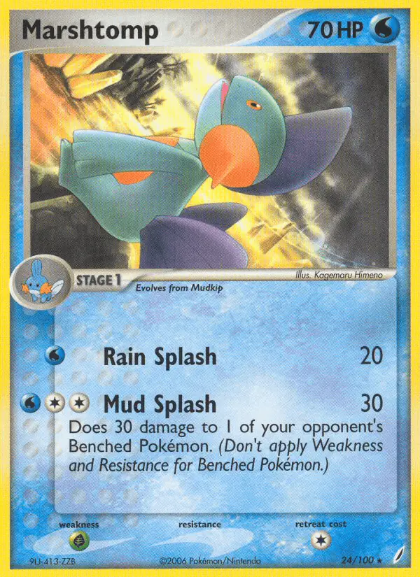 Carta Marshtomp 24/100 de Crystal Guardians