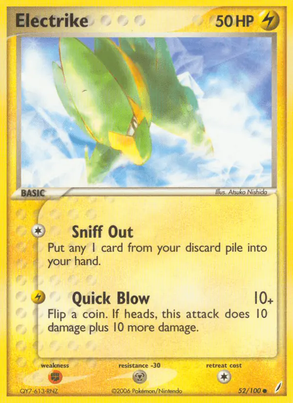 Carta Electrike 52/100 de Crystal Guardians