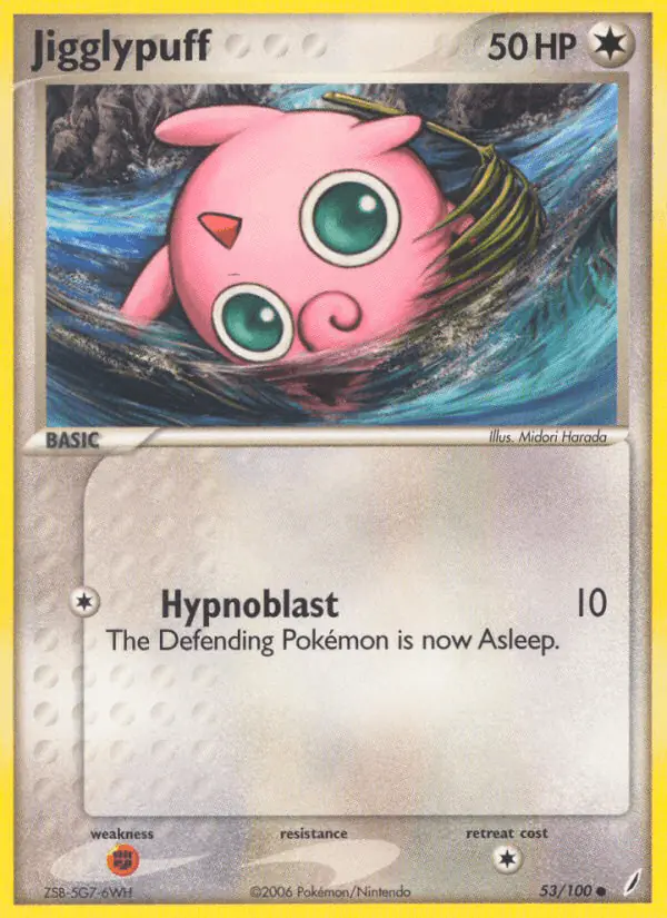 Carta Jigglypuff 53/100 de Crystal Guardians