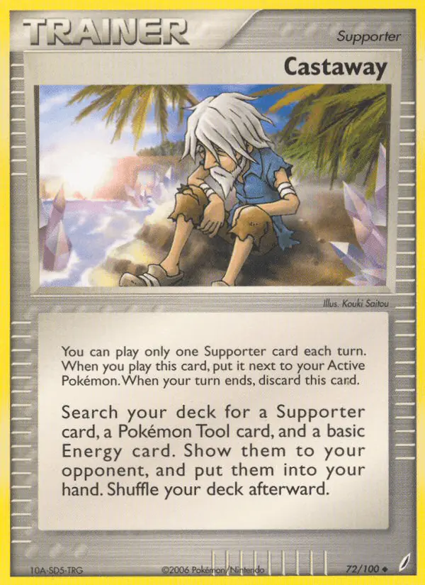 Carta Castaway 72/100 de Crystal Guardians