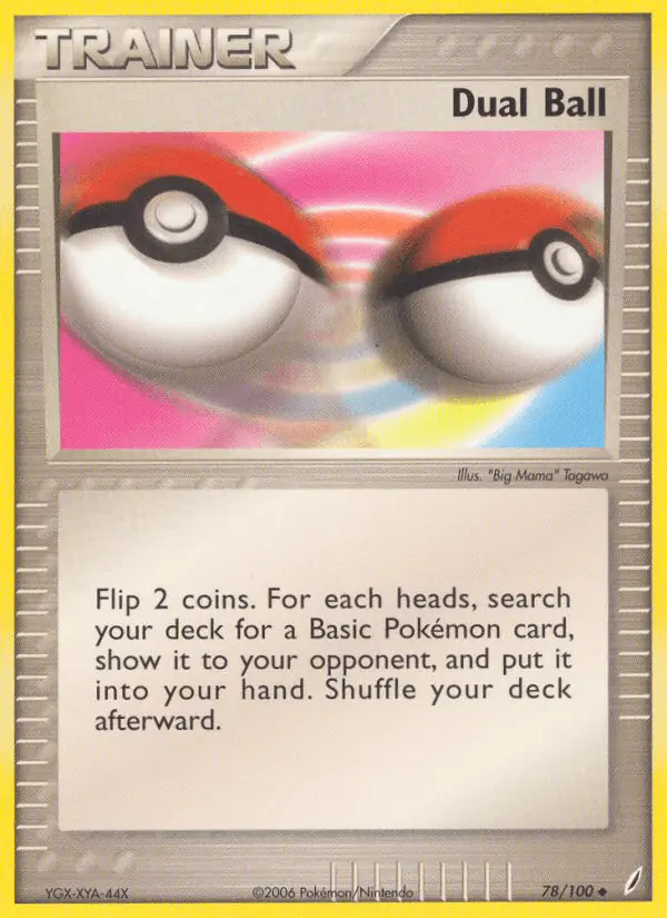 Carta Dual Ball 78/100 de Crystal Guardians