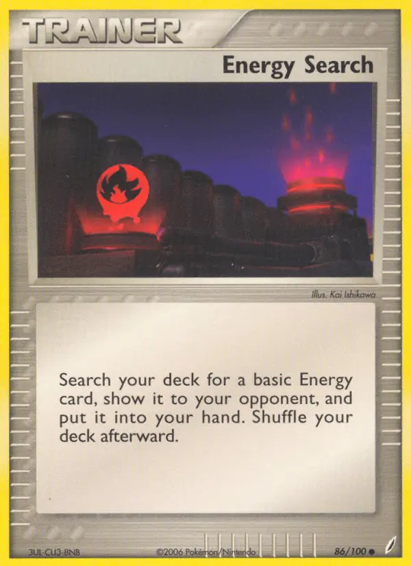 Carta Energy Search 86/100 de Crystal Guardians